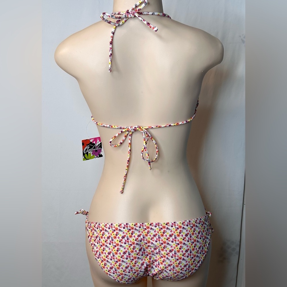 NWT Bathing Suits Outlooks Women’s Swimsuit Top Bottoms Floral Print Size XL - Picture 3 of 17